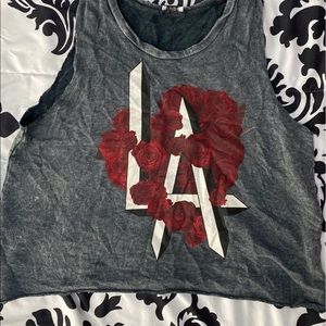 LA Los Angeles Roses Tank Top